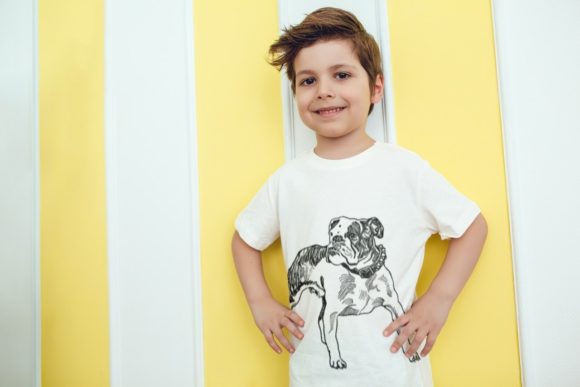 Beautiful Bulldog Illustration for Branding and Graphic Design