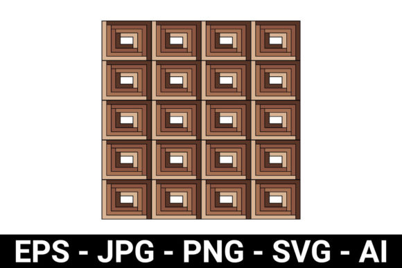 Brown Square Shape Tile Seamless Pattern Review