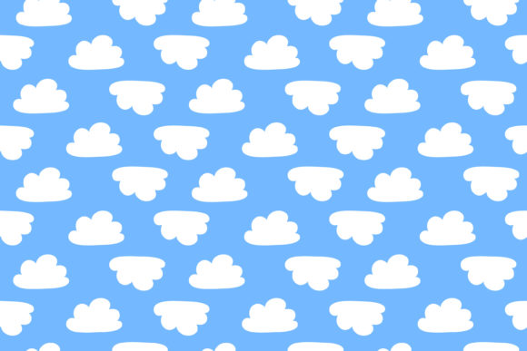 Cloud Seamless Vector Pattern for Modern Design Projects