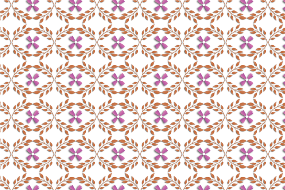 Floral Brown Leaf Wallpaper Pattern for Graphics and Patterns