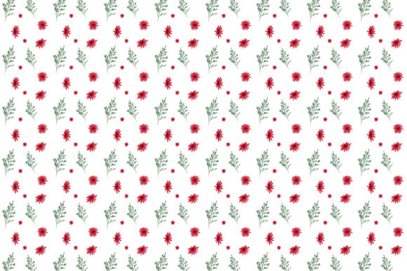 Flower Ornament Wallpaper for Creative Design Projects