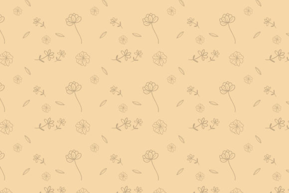Flower Vintage Color Pattern for Branding and Packaging