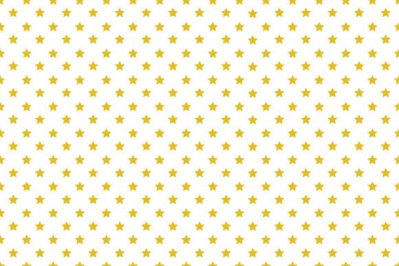 Gold Yellow Seamless Stars Patterns for Web and Editorial Design