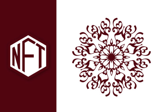 Mandala NFT Tattoo Design - A Patterned Graphic for Local Branding