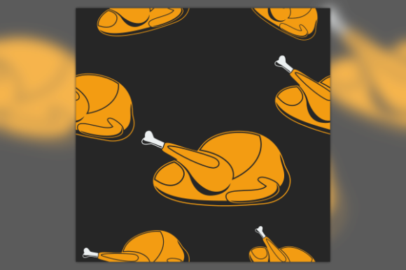 Thanksgiving Turkey Seamless Pattern - A Versatile Graphic Asset